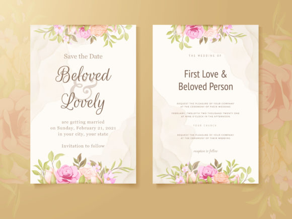 Download Wedding Invitation Card Floral Designs - Floral designs Collection