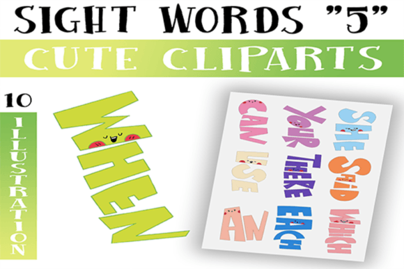Download Sight Words Cliparts for Commercial Use - Art Collection