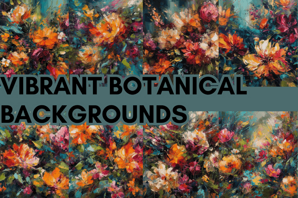 Download Vibrant Botanical Backgrounds - Botanical backgrounds Collection