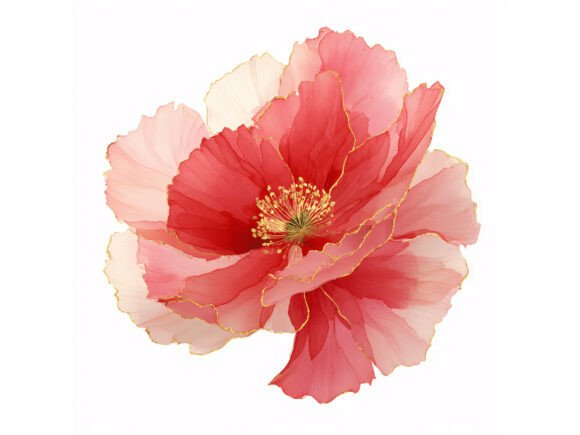 Download 17 JPG Red Poppy Watercolor Set - Poppy Collection