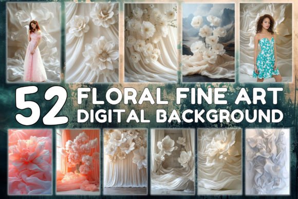 Download Floral Fine Art Digital Backgrounds - Art Collection