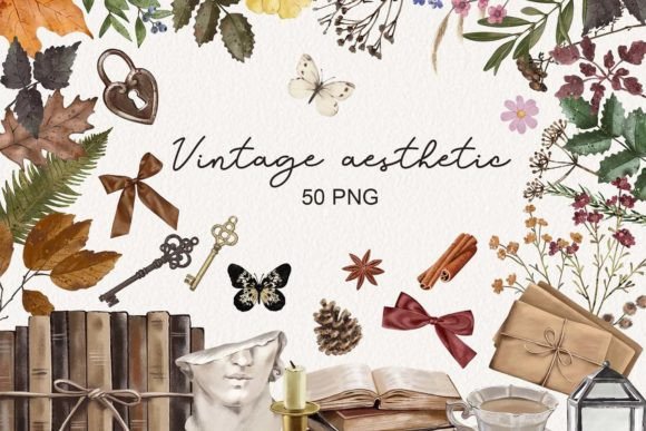 Download Hand Drawn Vintage Decor Clipart - Art Collection