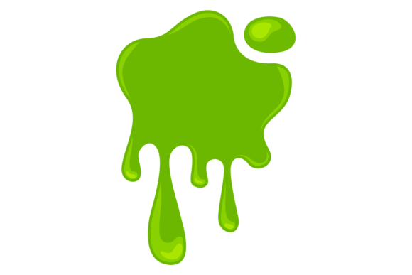 Download Dripping Green Slime. Cartoon Toxic Blob - Toxic Collection
