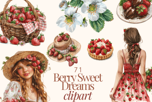 Download Fresh Strawberries and Floral Designs - Floral designs Collection