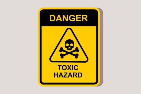 Download Danger Toxic Hazard Warning Sign - Toxic Collection