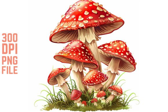 Download Enchanted Mushrooms Clipart - Art Collection