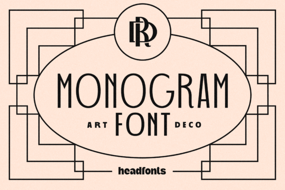 Download Art Deco Monogram - Art Collection