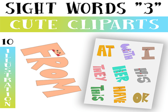 Download Sight Words Cliparts for Commercial Use - Art Collection