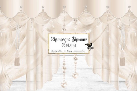Download Champagne Shimmer Curtains Clipart - Art Collection