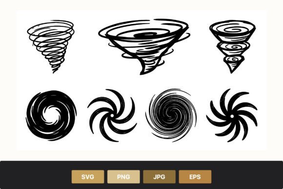 Download Spiral Tornado Line Art Vector - Art Collection