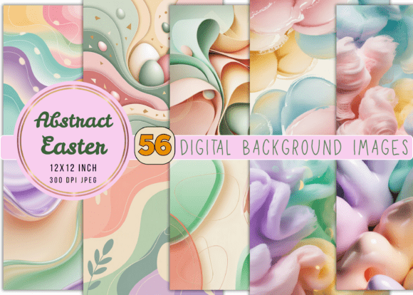 Download Abstract Art Easter Digital Backgrounds - Art Collection