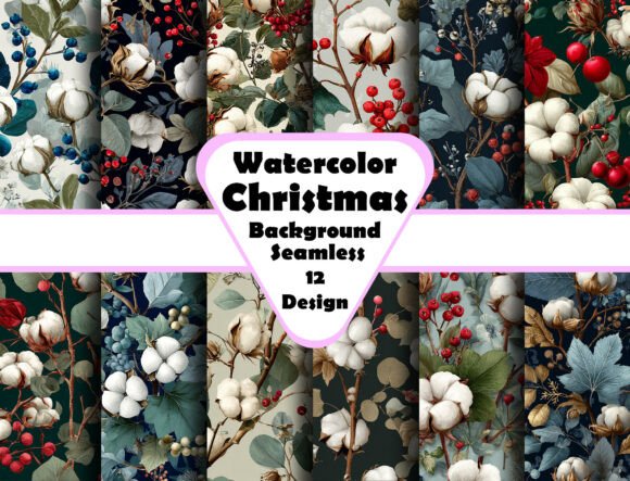 Download Christmas Main Botanical Backgrounds - Botanical backgrounds Collection