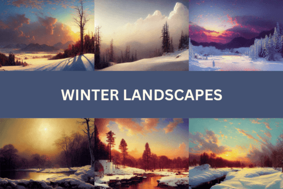 Download Winter Landscapes - Set of 20 - Premium Bundle