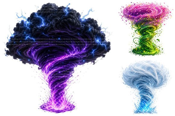 Download Elemental Tornado Clipart Bundle - Art Collection