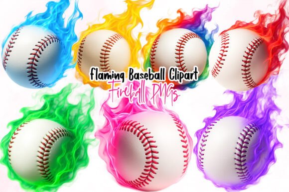 Download Flaming Baseball Clipart, Fireball PNGs - Art Collection
