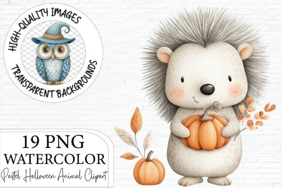 Download Pastel Halloween Animal Clipart Bundle - Art Collection