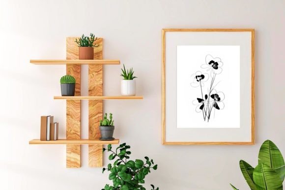 Download Set of 20 Black and White Floral Sketche - Premium Resources