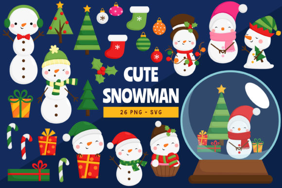 Download Doodle Winter Snowman Seasonal Clipart - Art Collection
