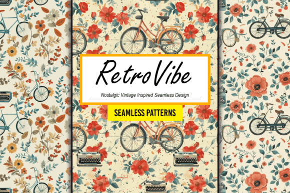 Download Nostalgic Vintage Inspired Seamless Arts - Art Collection