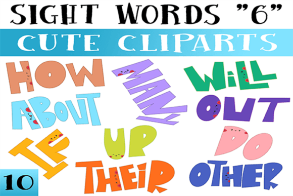 Download Sight Words Clipart for Commercial Use - Art Collection
